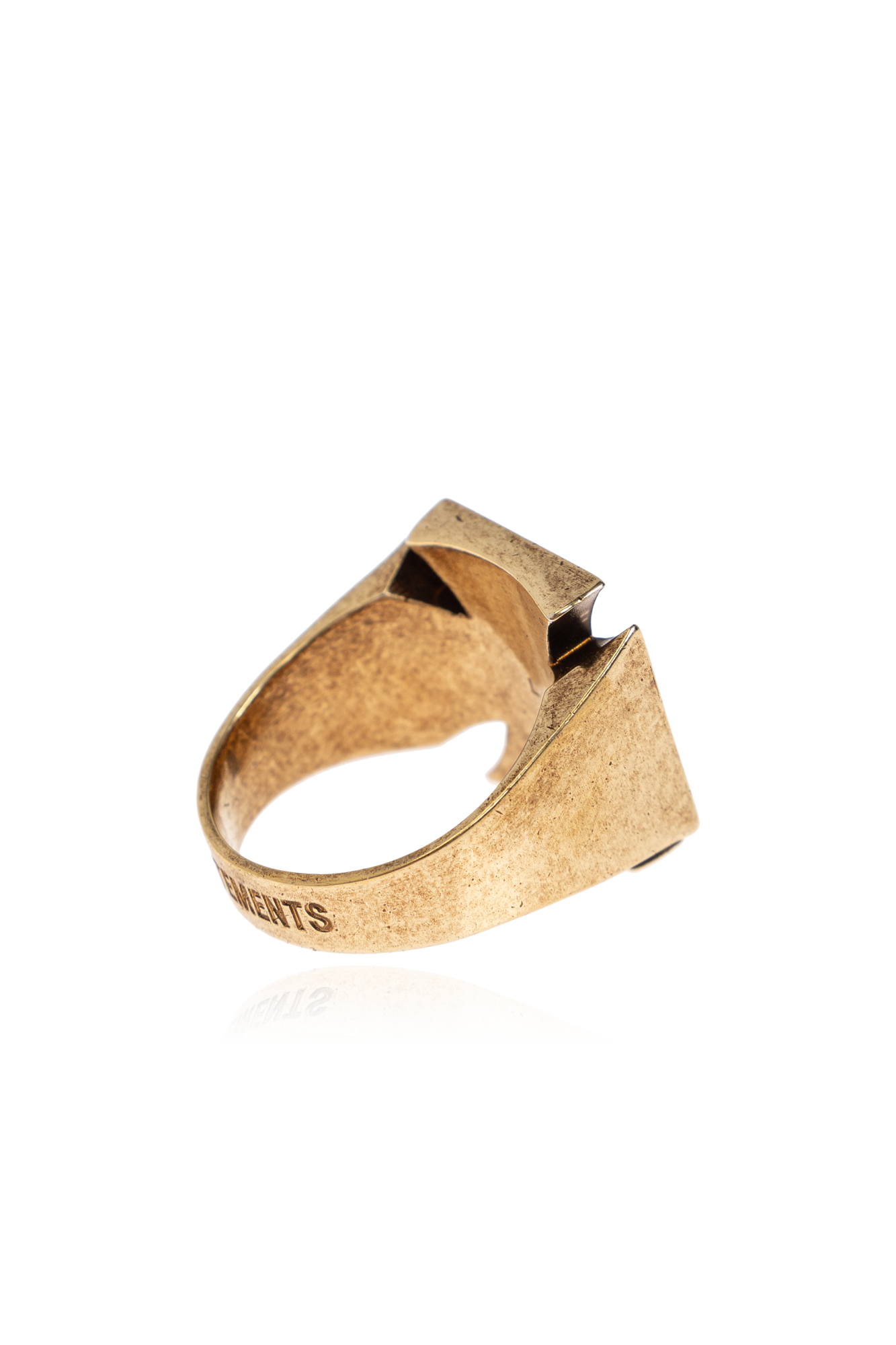 VETEMENTS Iconic Logo Ring 真鍮 シグネットリング VETEMENTS Signet ring with logo | Men's | Vitkac